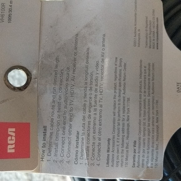 RCA Coax Cable - Picture 3 of 3